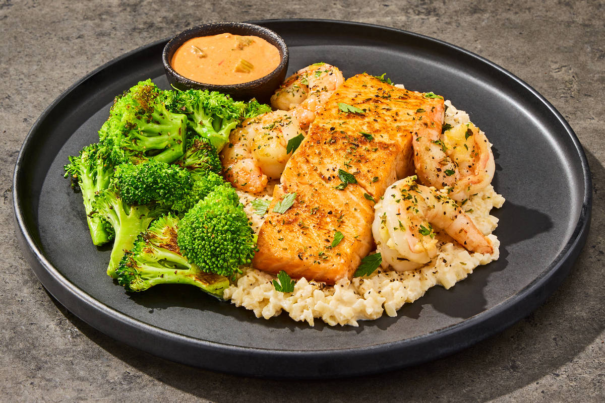Cajun-Spiced Salmon & Shrimp
