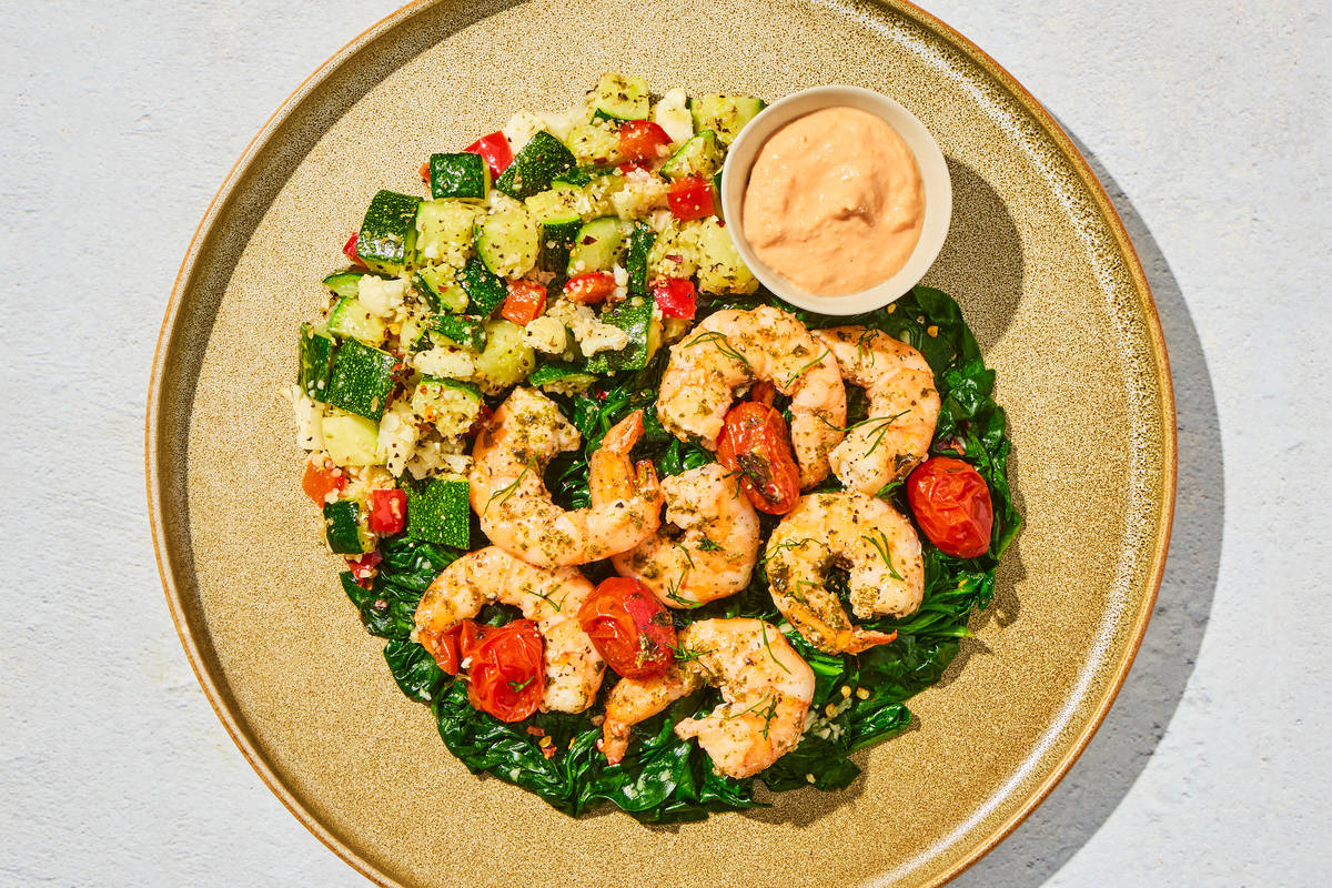 Sun-Dried Tomato & Spinach Shrimp