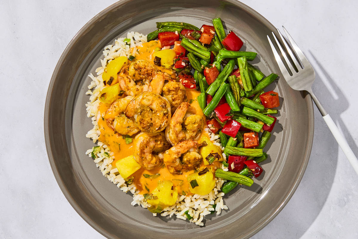 Ginger-Mango Shrimp Curry