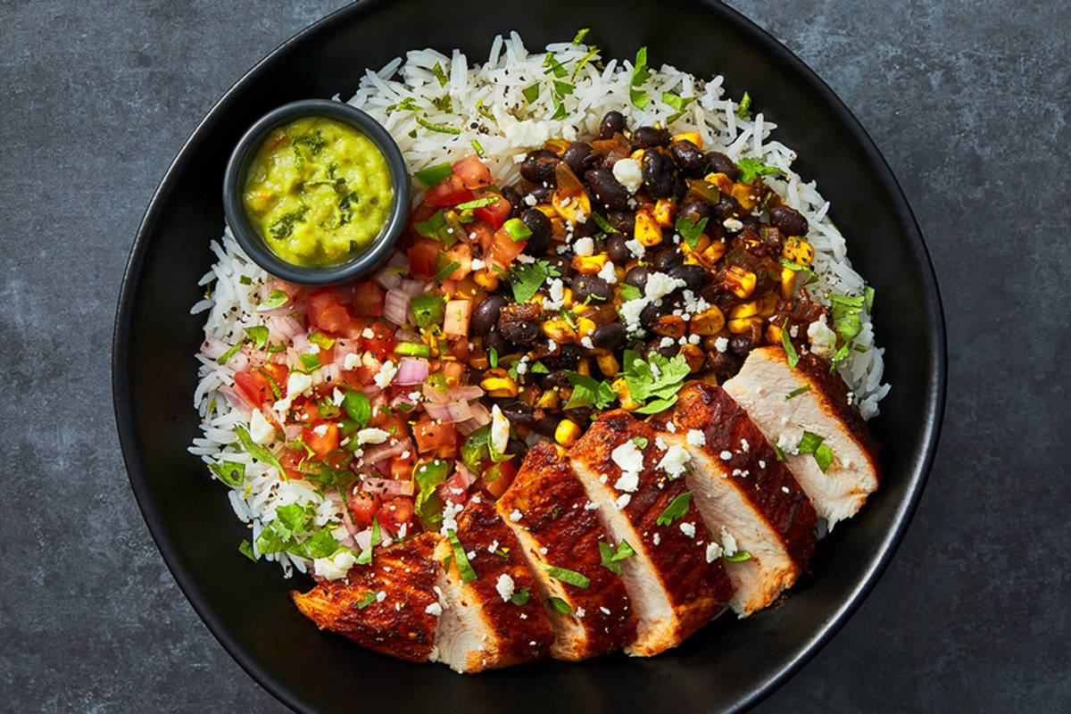 Fiesta Organic Chicken and Black Bean Platter