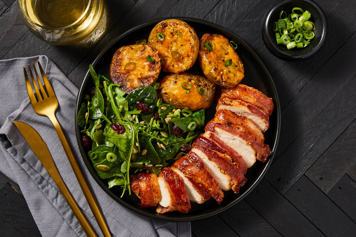 Maple Bacon-Wrapped Chicken