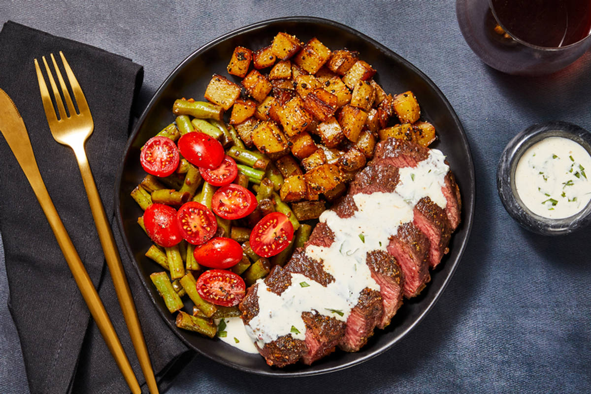 Steak et sauce béarnaise