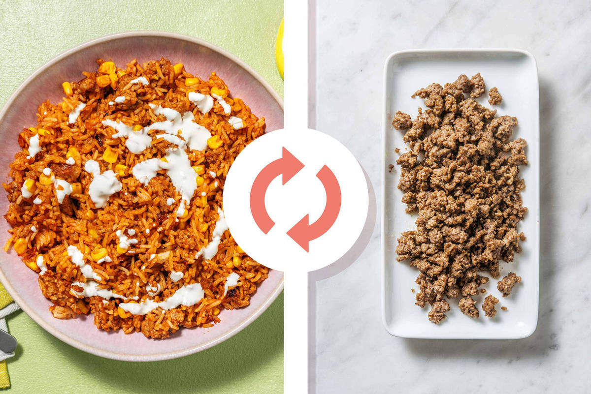 Caribbean Spiced BBQ Beef Fried Rice
