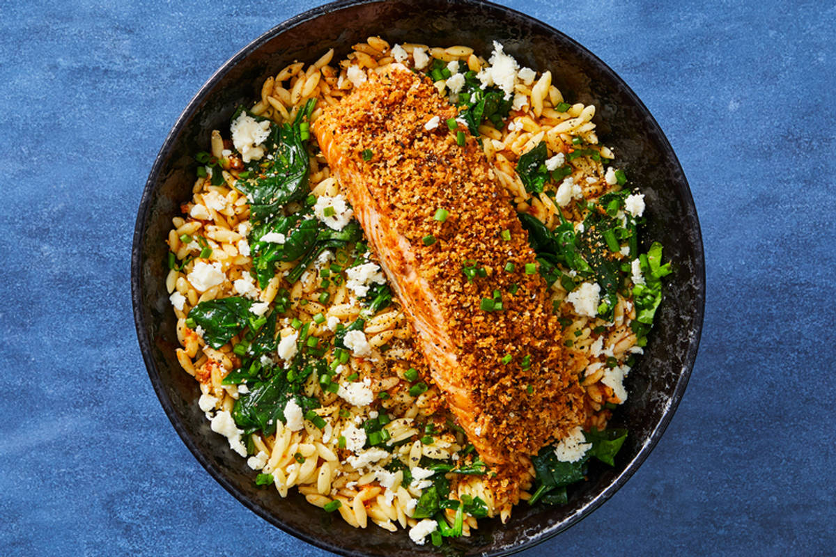 Panko-Crusted Salmon