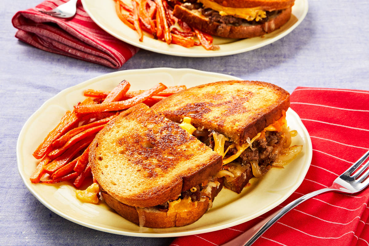 Diner-Style Beef Patty Melts