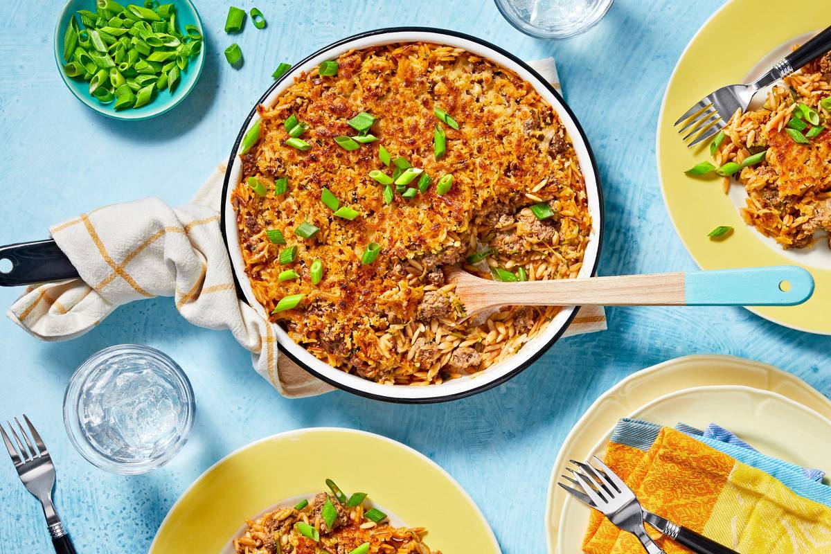One-Pot Beef Orzotto