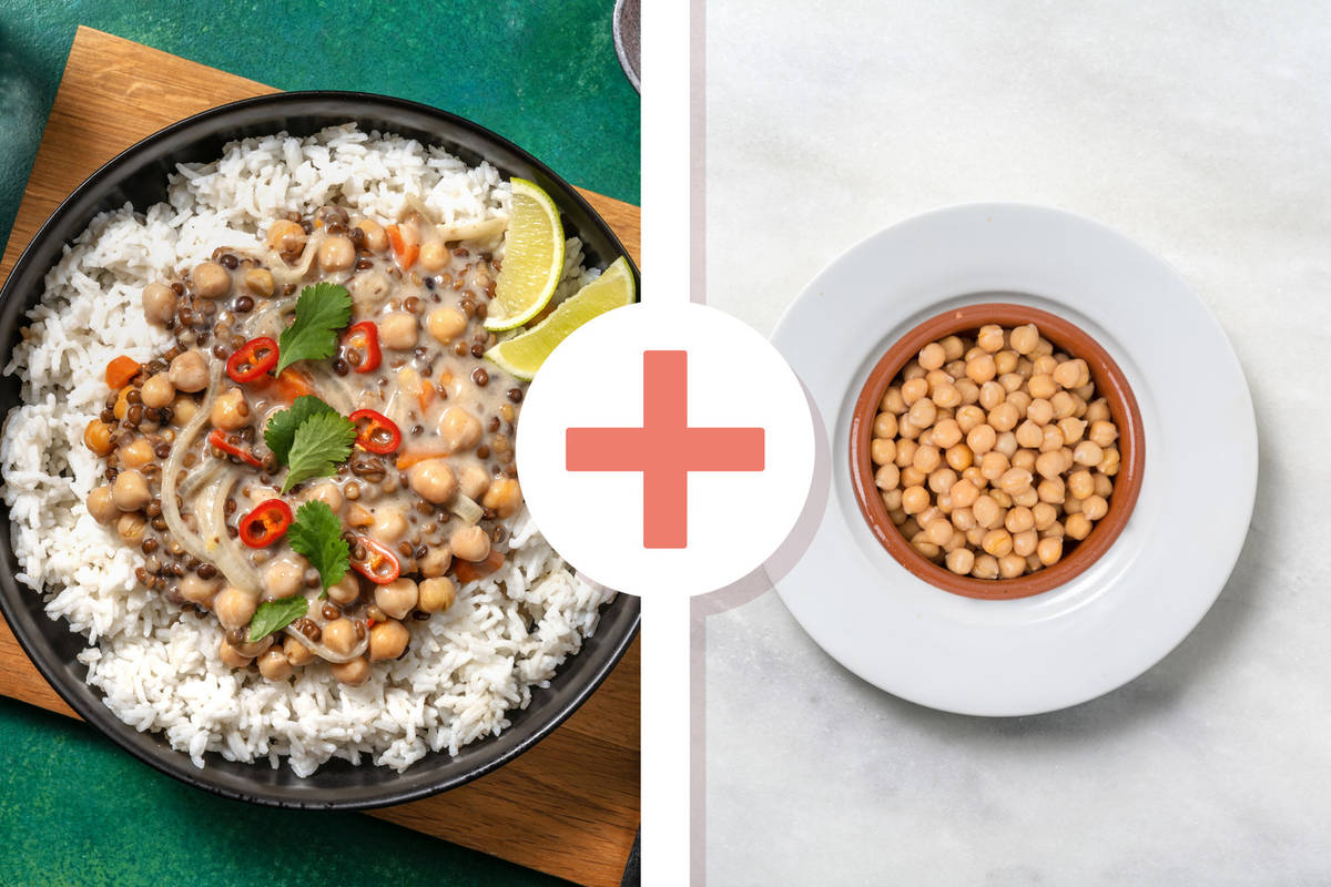 Dahl di legumi e latte di cocco