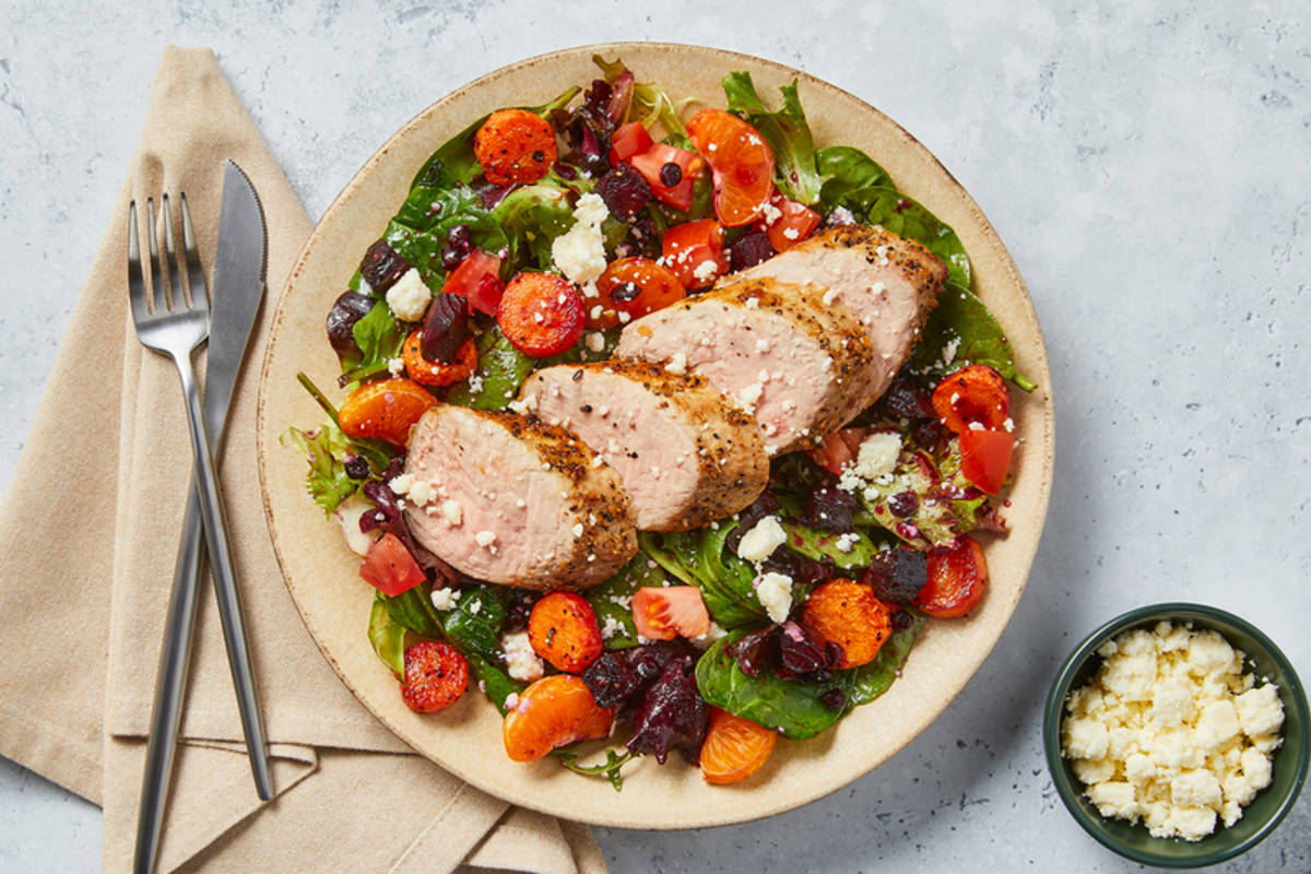 Carb Smart Rainbow Pork Tenderloin