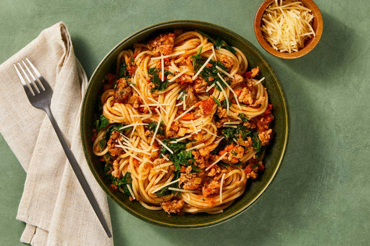 Creamy Pork Spaghetti Bolognese