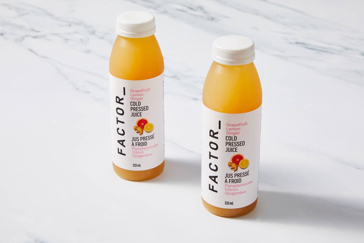 Grapefruit Lemon Ginger Cold-Pressed Juice