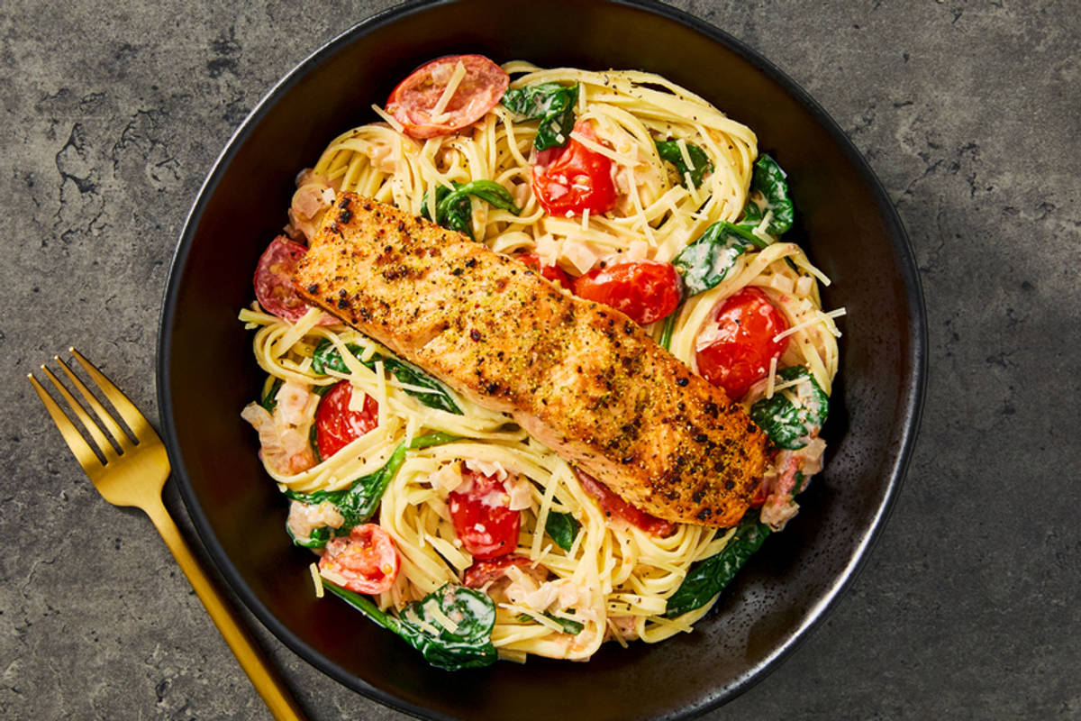 Velvety Tuscan Salmon