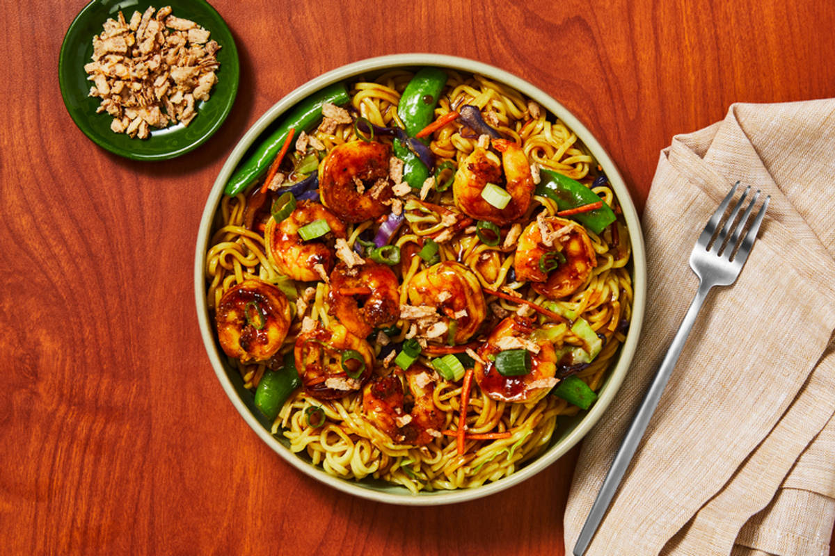 Speedy Curried Shrimp Noodles