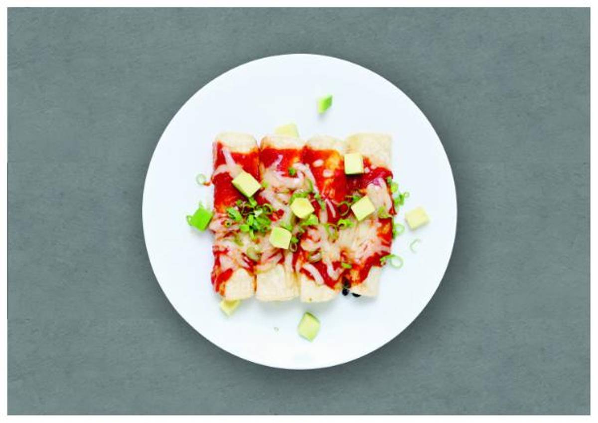 Cheesy Vegetable Enchiladas