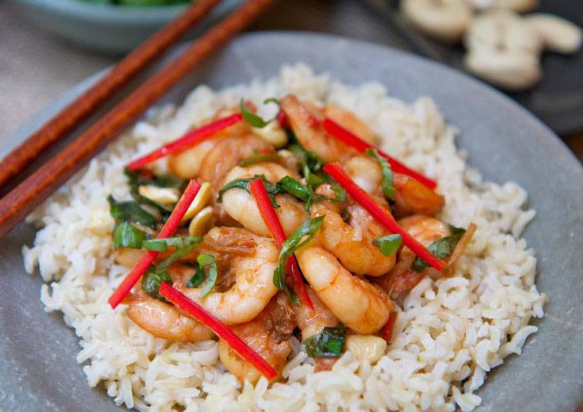 Chili Cashew Shrimp