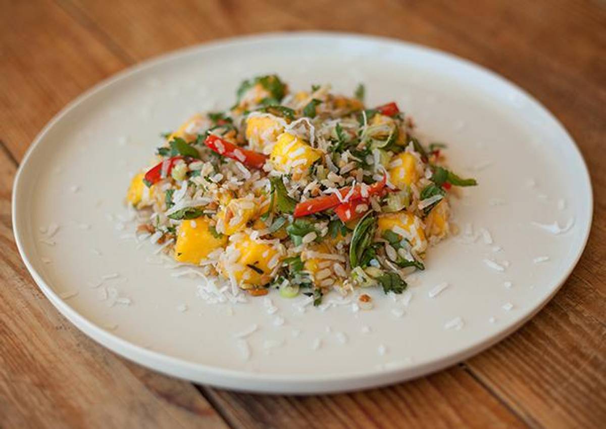 Mango and Coconut Rice Salad