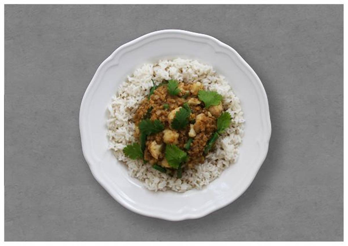 Lentil and Cauliflower Dahl