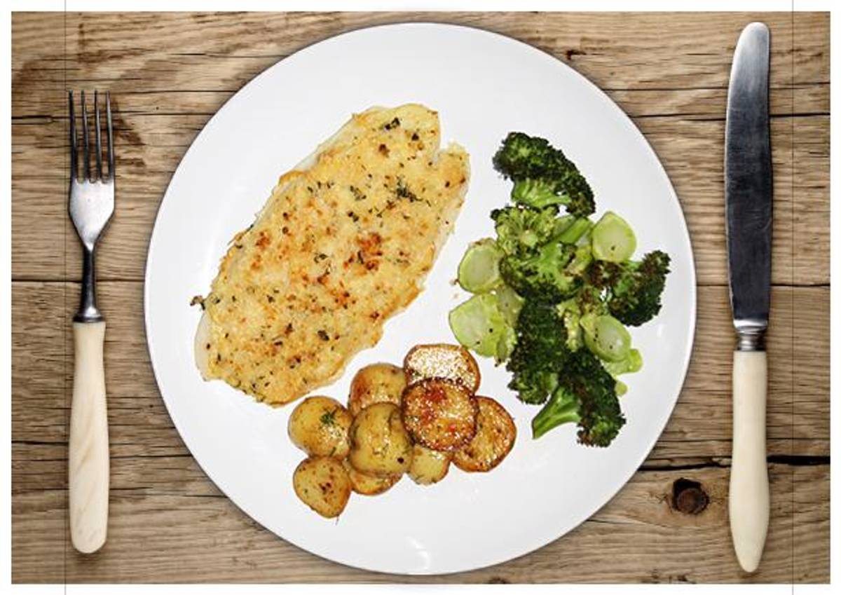 Mustard Crusted Trout