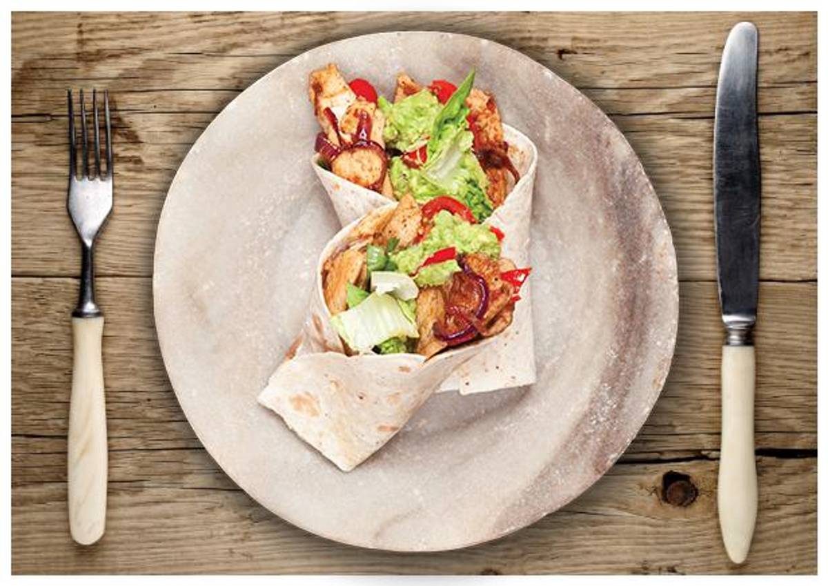 Flaming Pork Fajitas