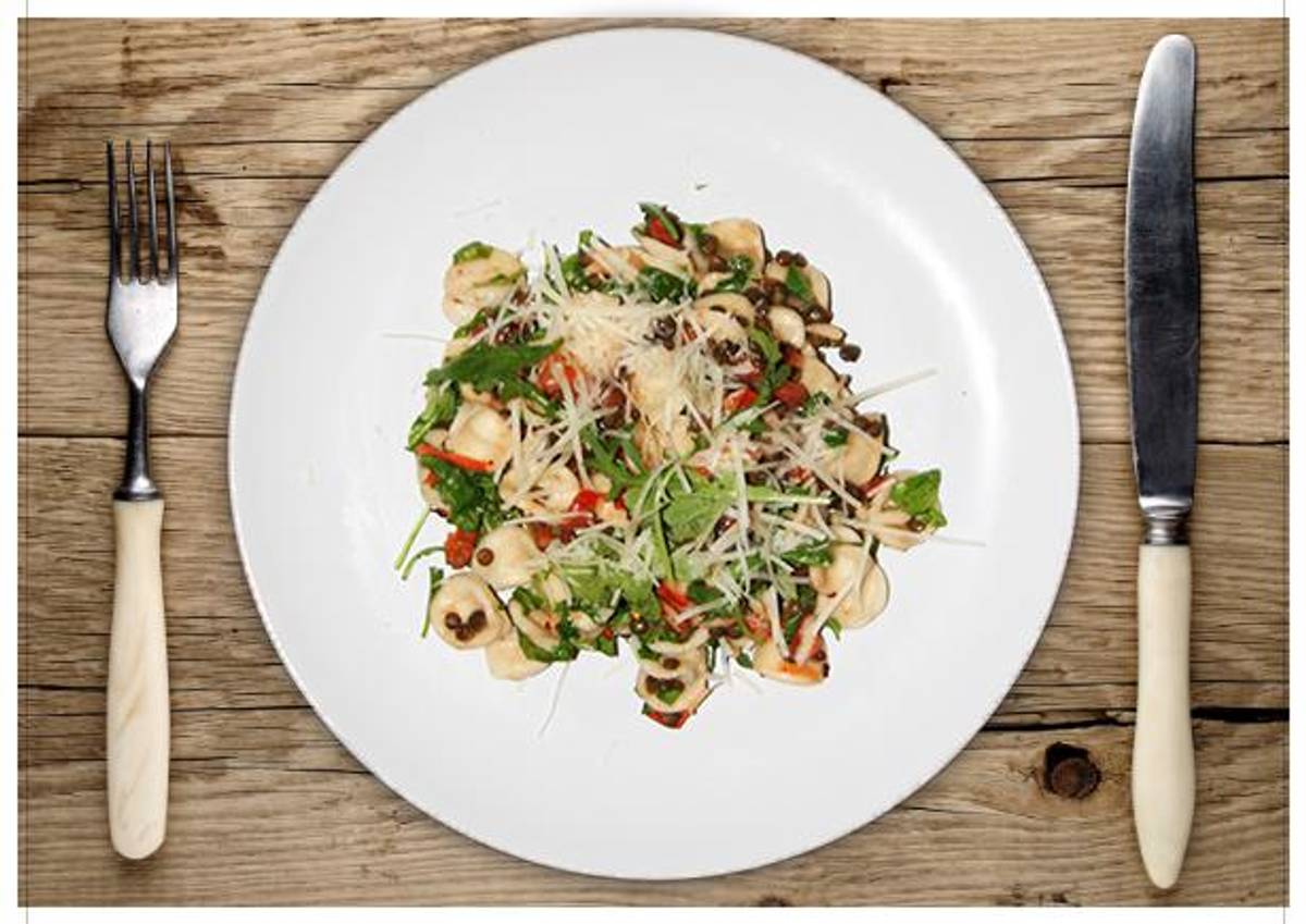 Tomato-Lentil Pasta