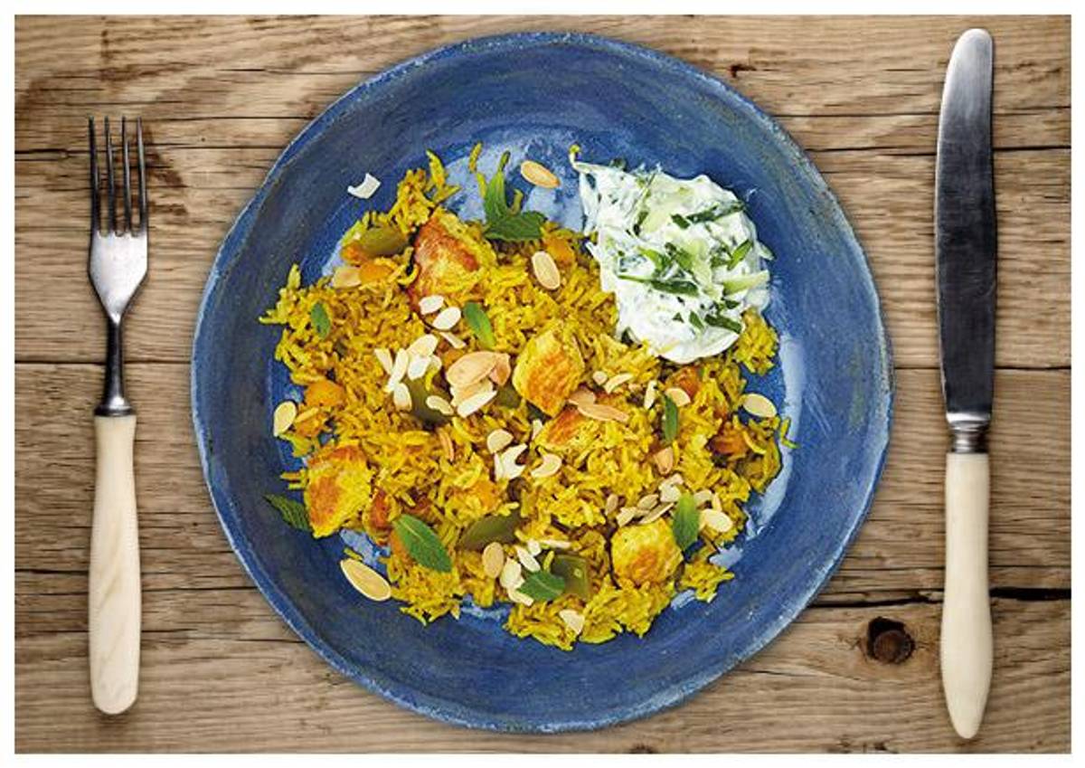 Indischer Putenbrust-Reiseintopf  „Biriyani“