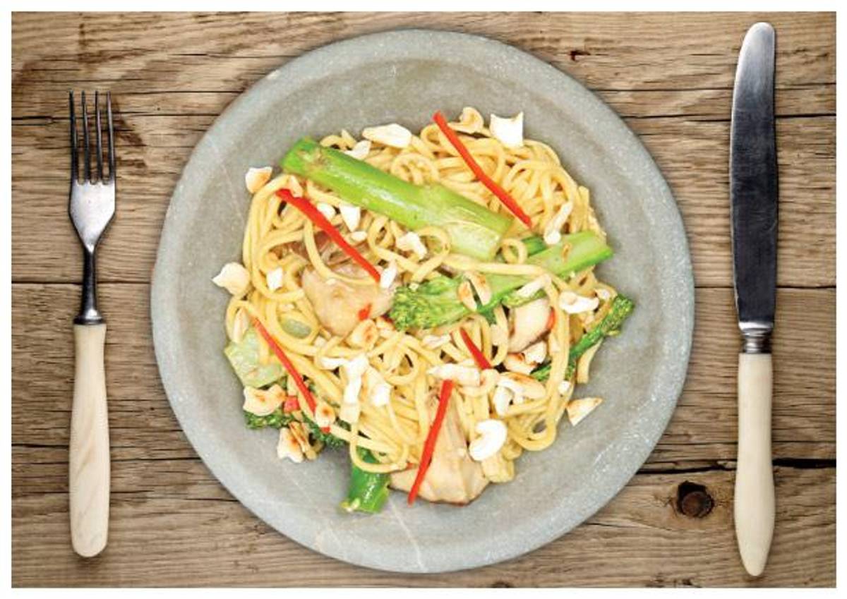 Shiitake Miso Noodles 