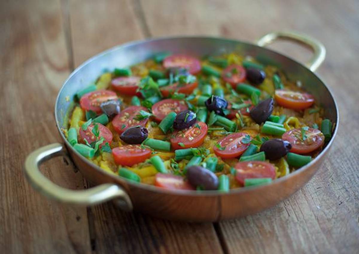 Paella con Verduras