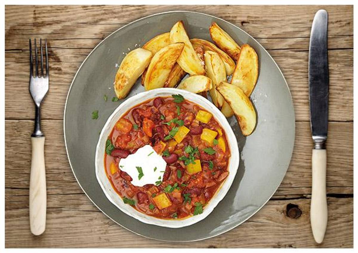Pikanter Chili-Bohnen-Eintopf