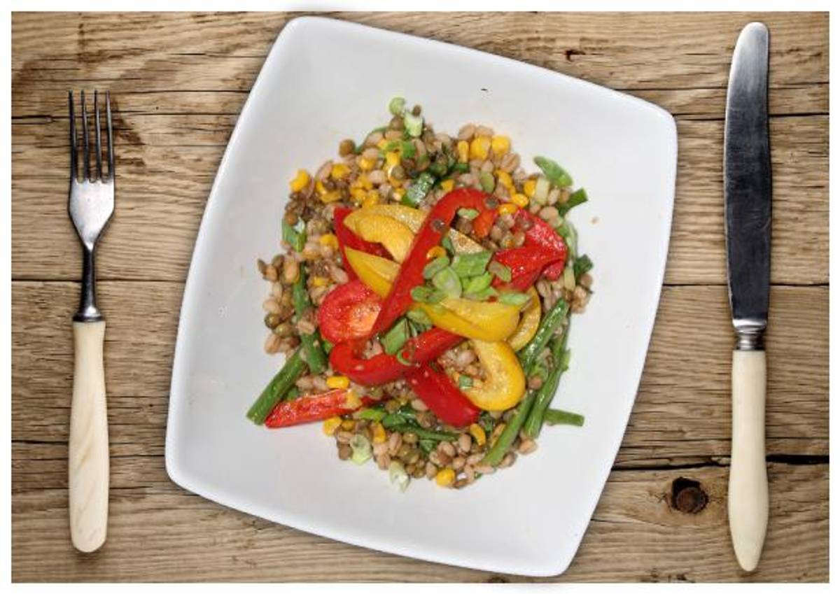 Lentil and Barley Summer Salad
