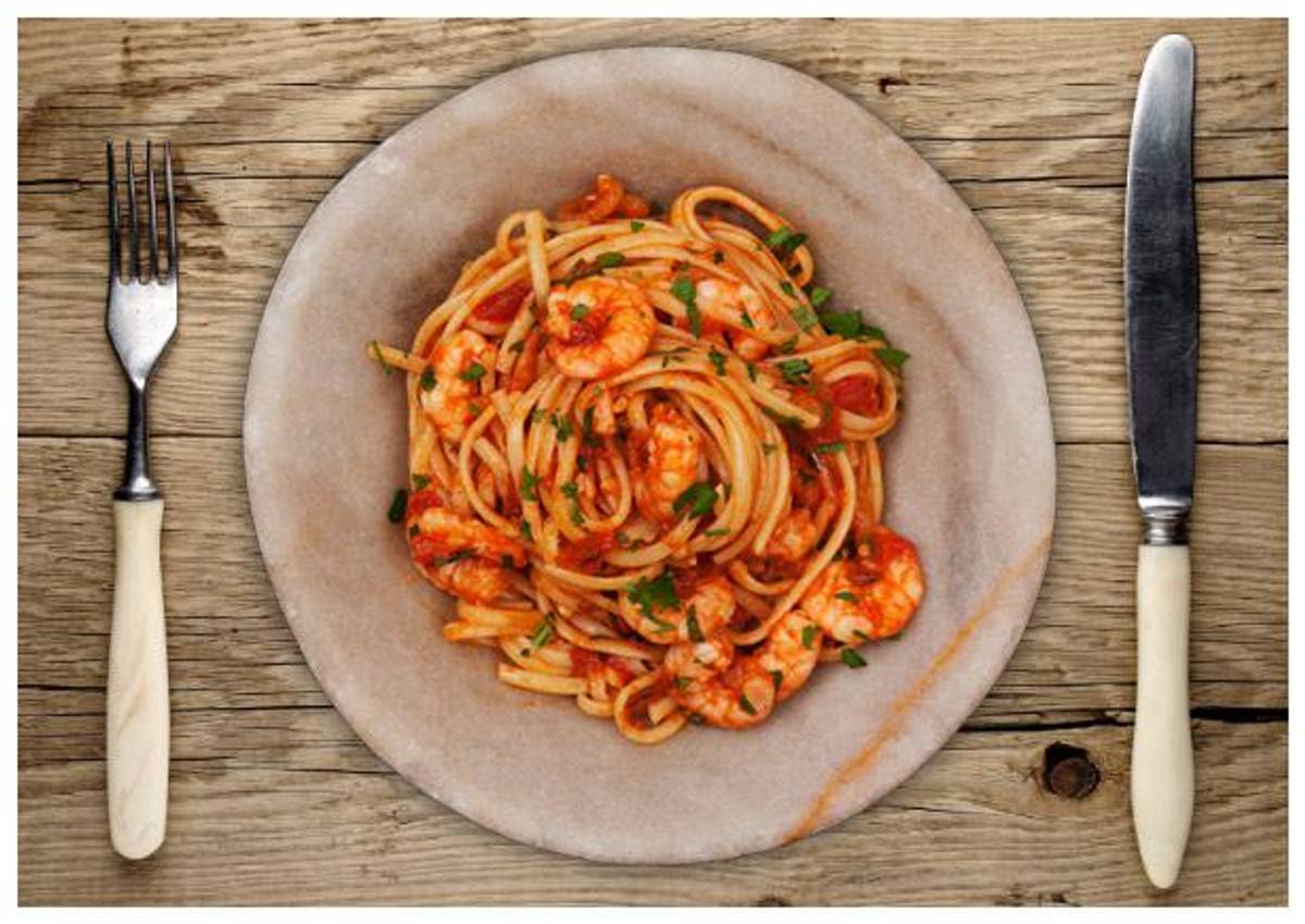 Tiger Prawn Linguine 
