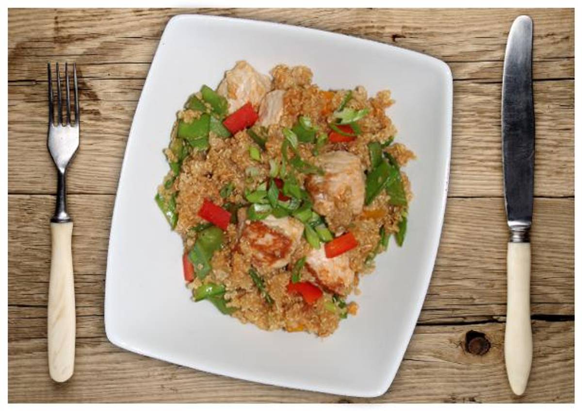 Pork Quinoa Chaufa