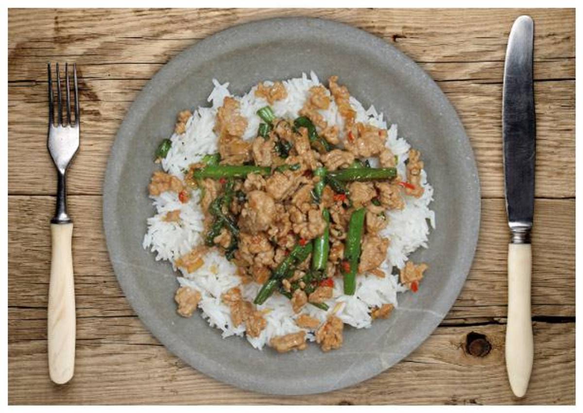 Thai Moo Pad Krapow (F)