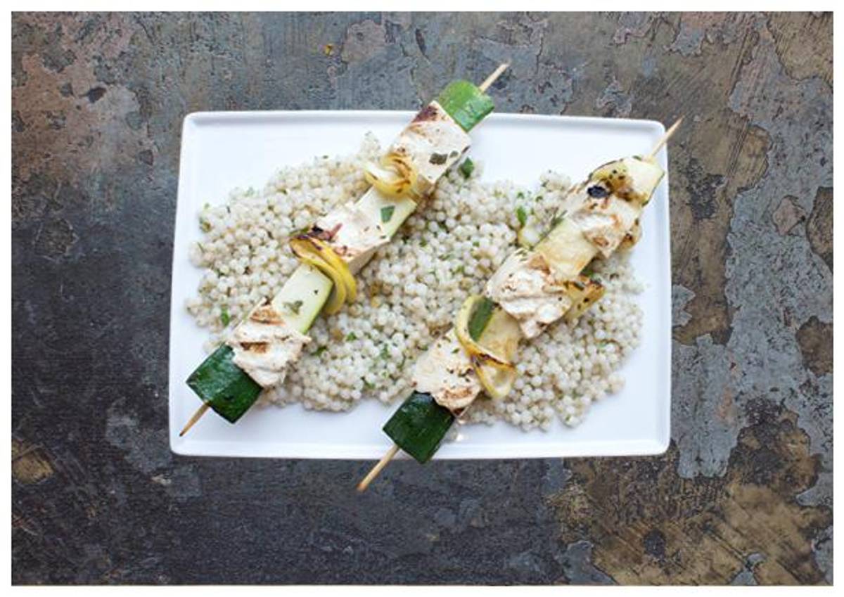 Lisa's Herby Tofu Skewers