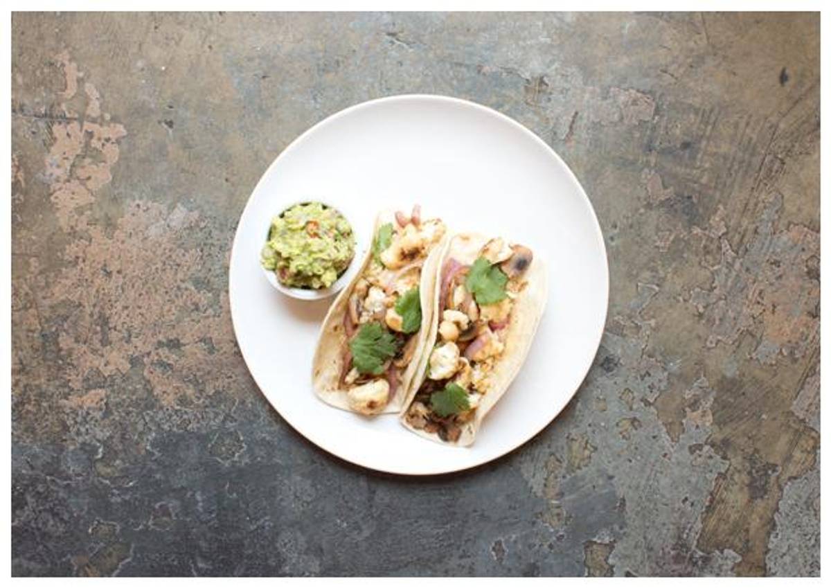 Mushroom and Cauliflower Tacos