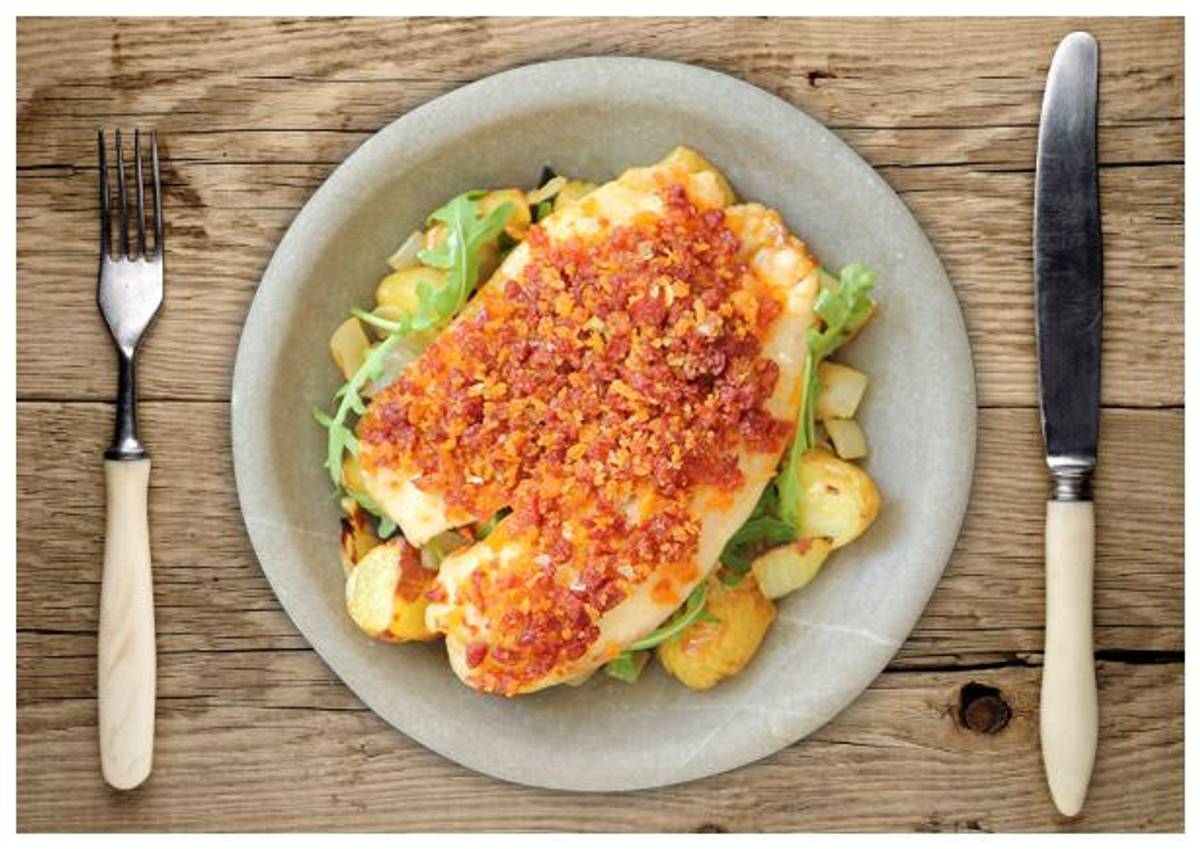 Chorizo Crusted Tilapia 