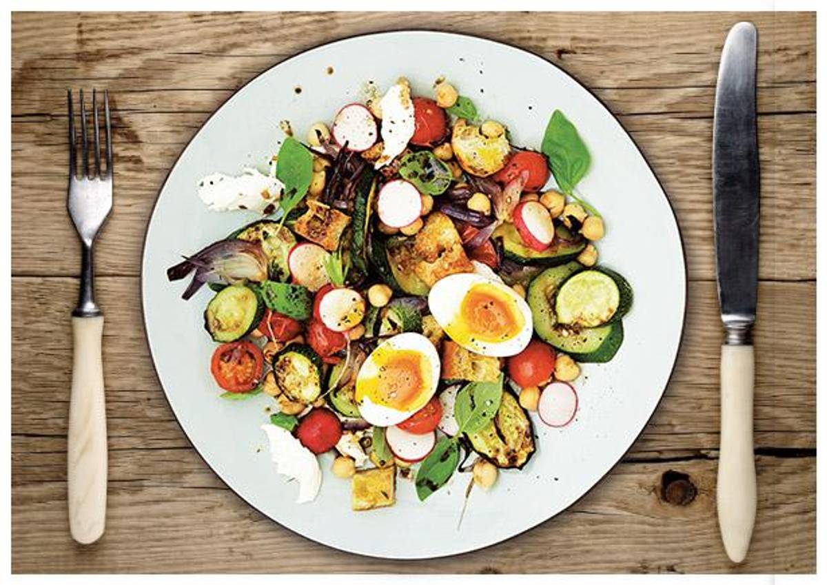 Spät Sommerlicher Brotsalat