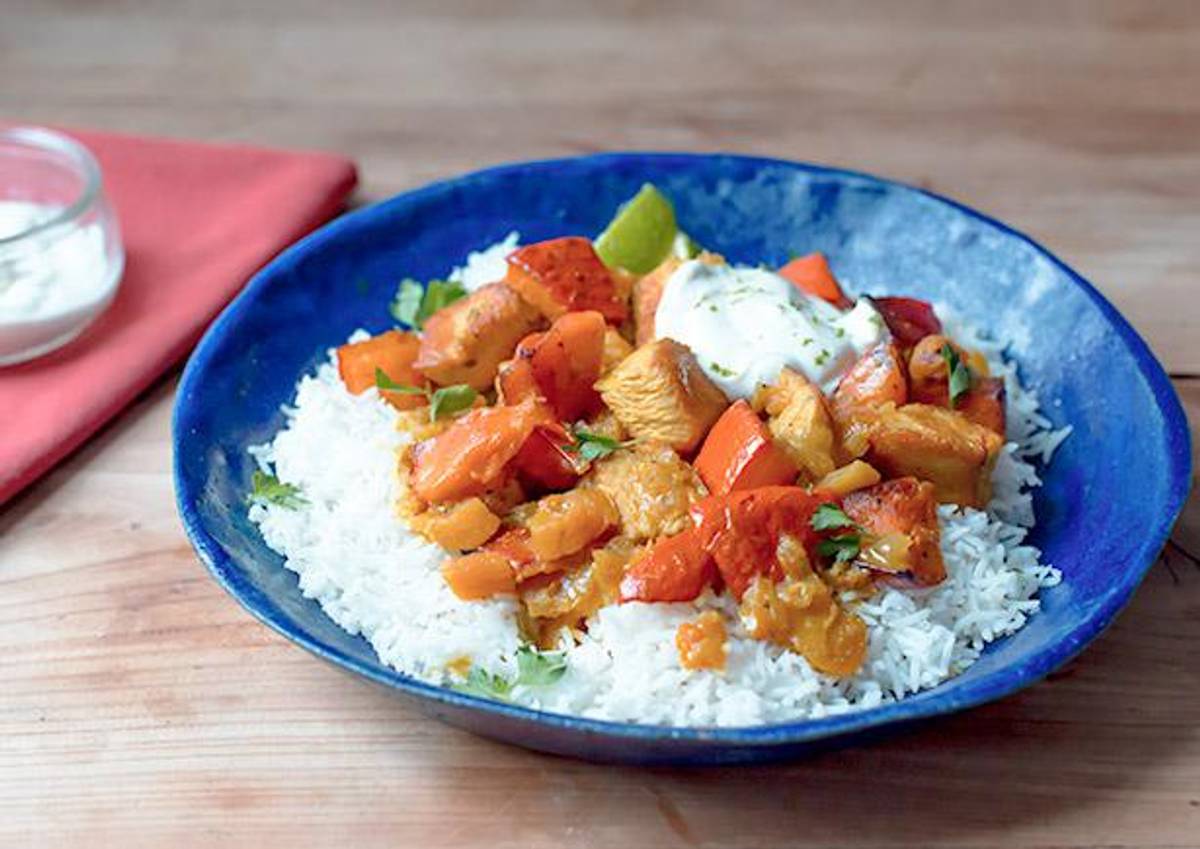 Marokkanischer Putenbrust Eintopf