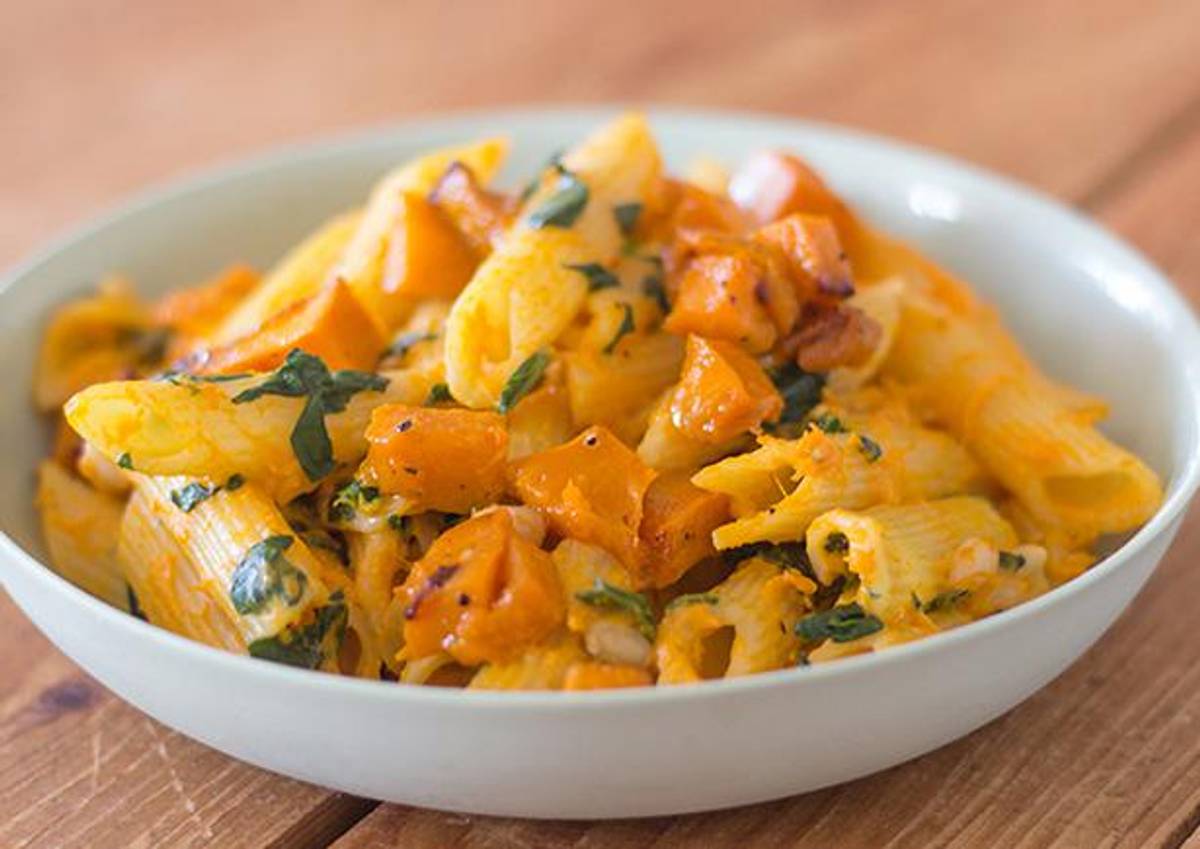 Pumpkin, Pine Nut & Ricotta Pasta