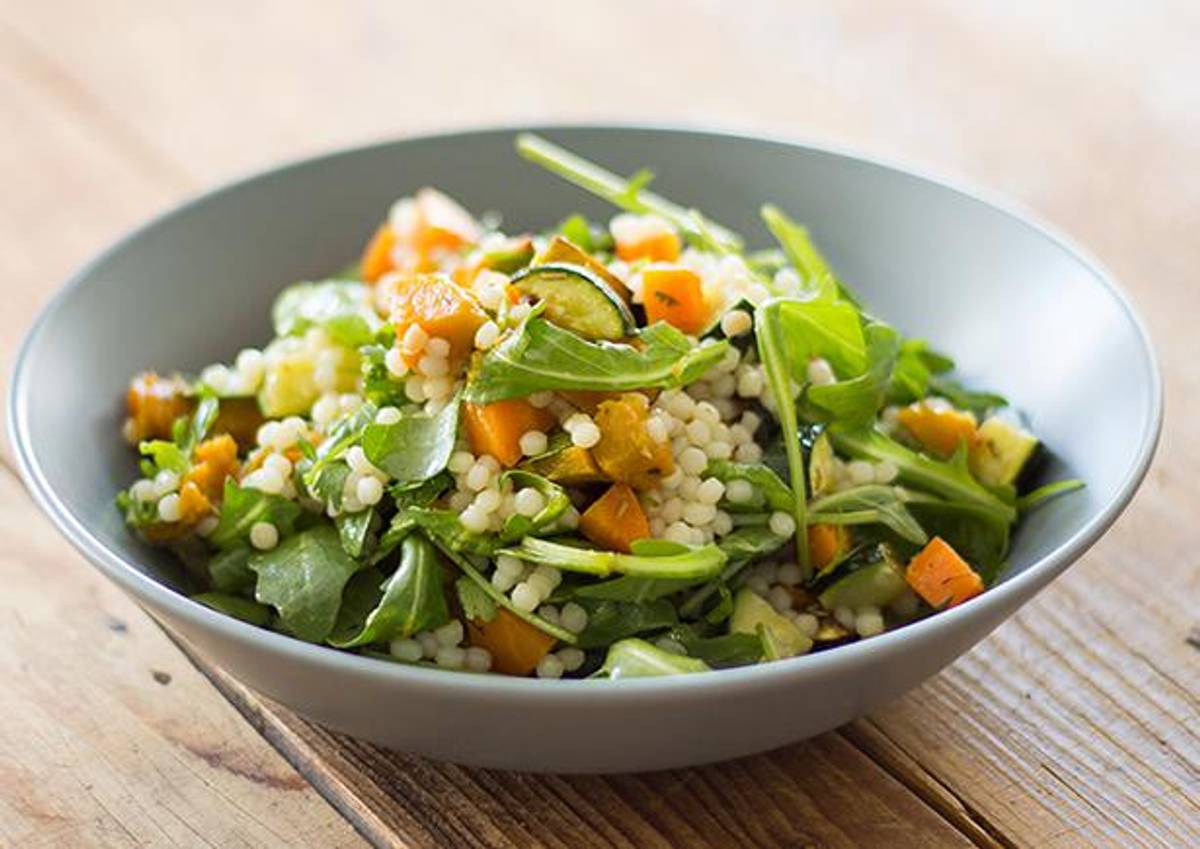 Smokey Roast Vegetable & Pearl Couscous Salad (v)
