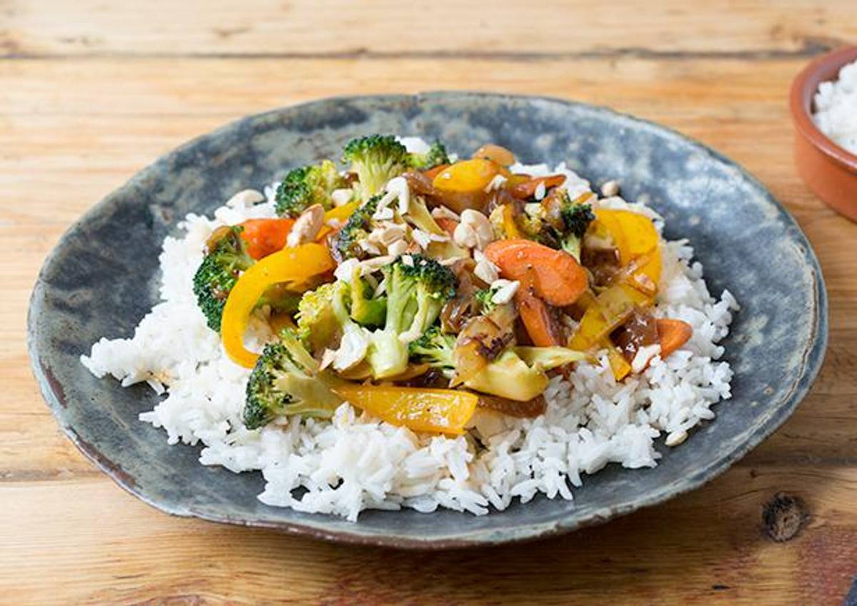 Asiatische Hoisin-Gemüsepfanne
