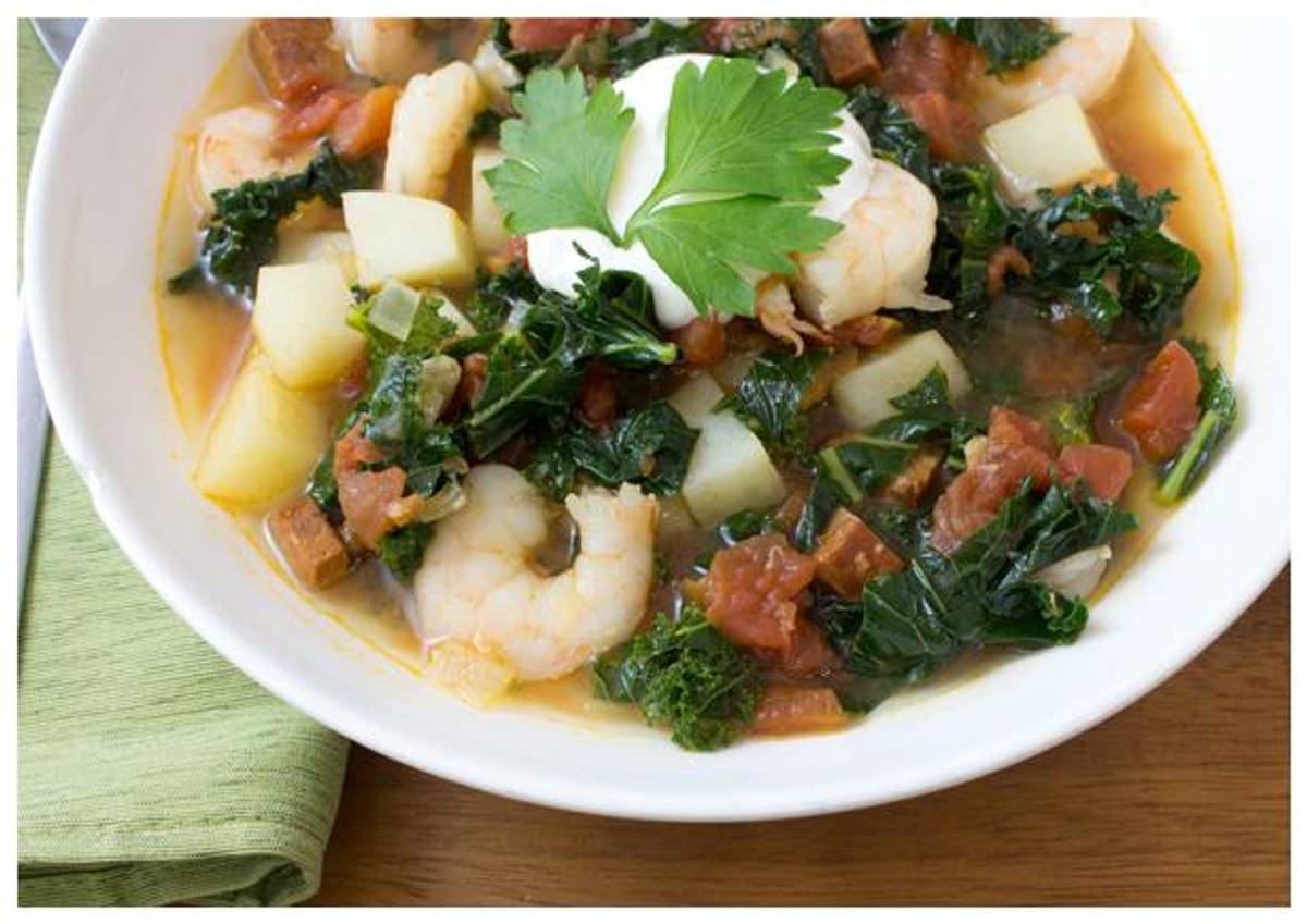 Shrimp and Chorizo Stew