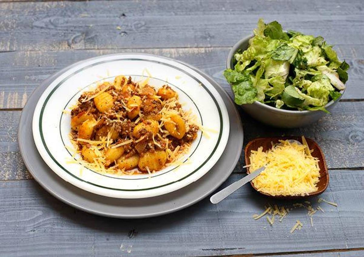 Gnocchi bolognese met oude kaas