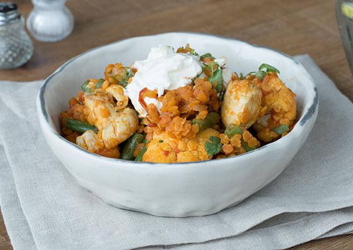 Chicken, Lentil, & Cauliflower Dahling