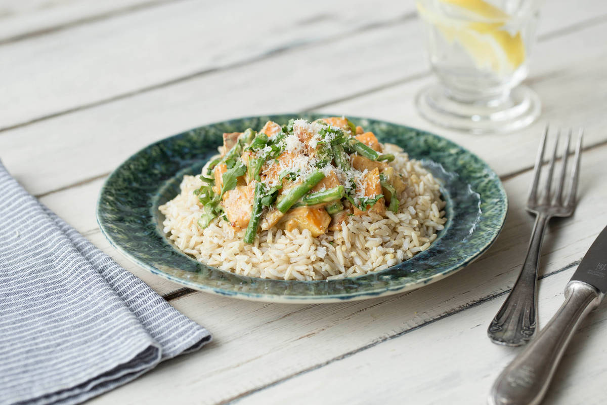 Sri Lankan Sweet Potato and Green Bean Curry