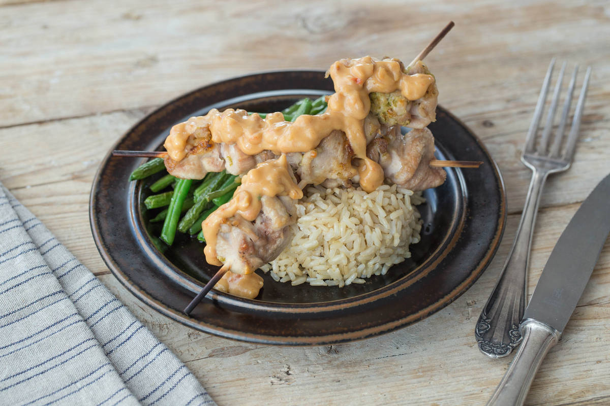 Street Food Chicken Satay