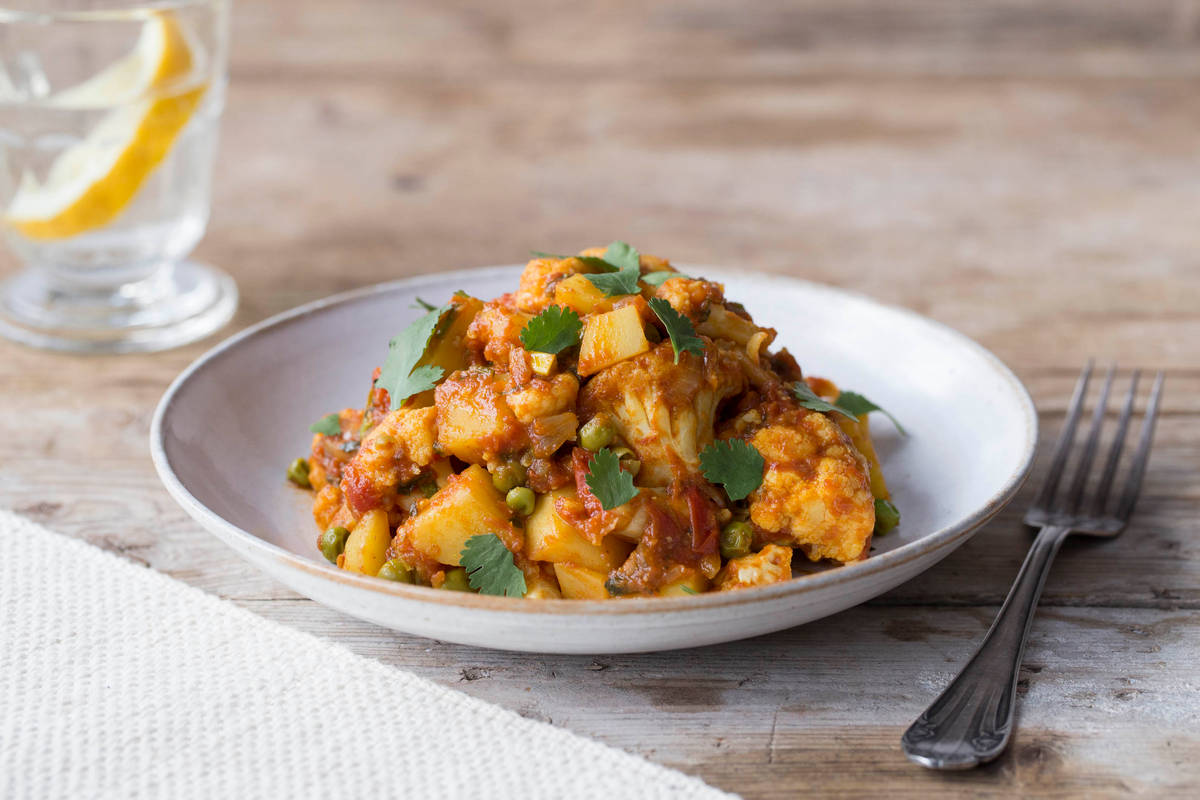 Curried Cauliflower & Potatoes
