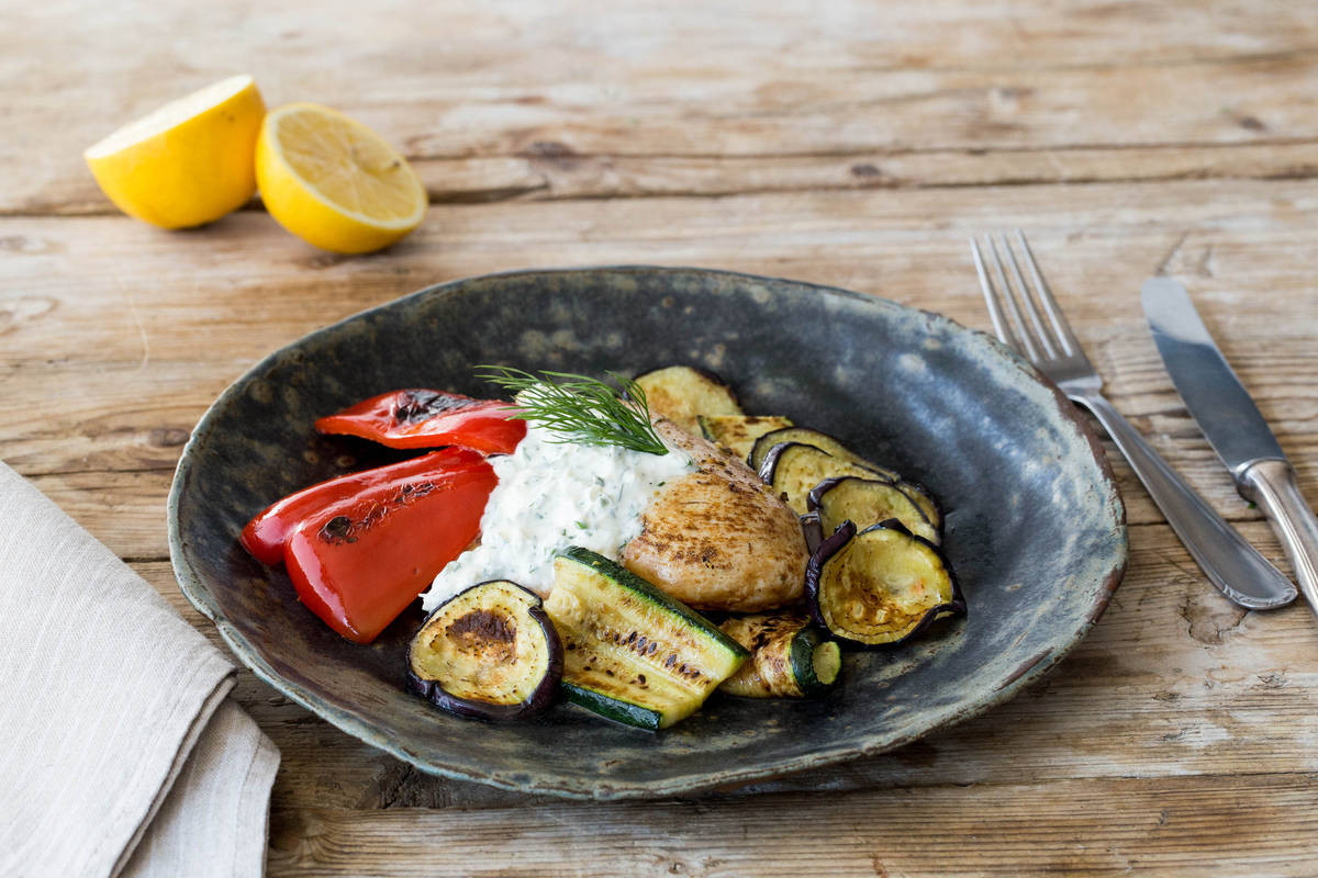 Charred Mediterranean Vegetables