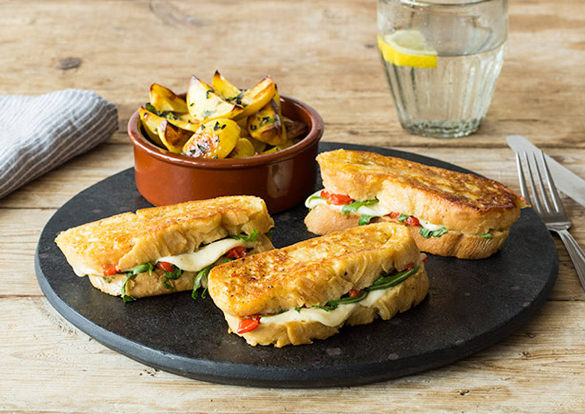 Italienisches „Arme Ritter“-Sandwich