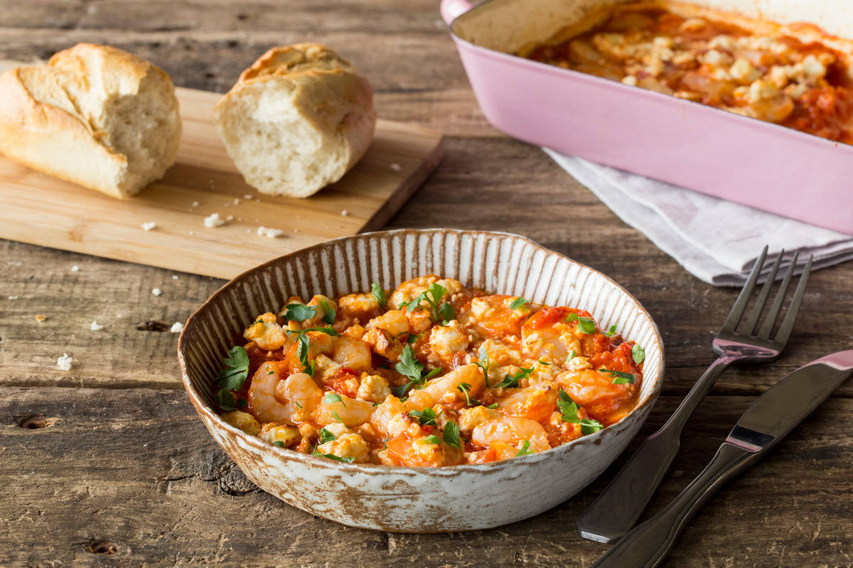 Prawn Saganaki