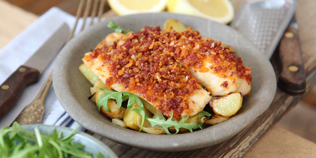 Chorizo Crusted Chicken