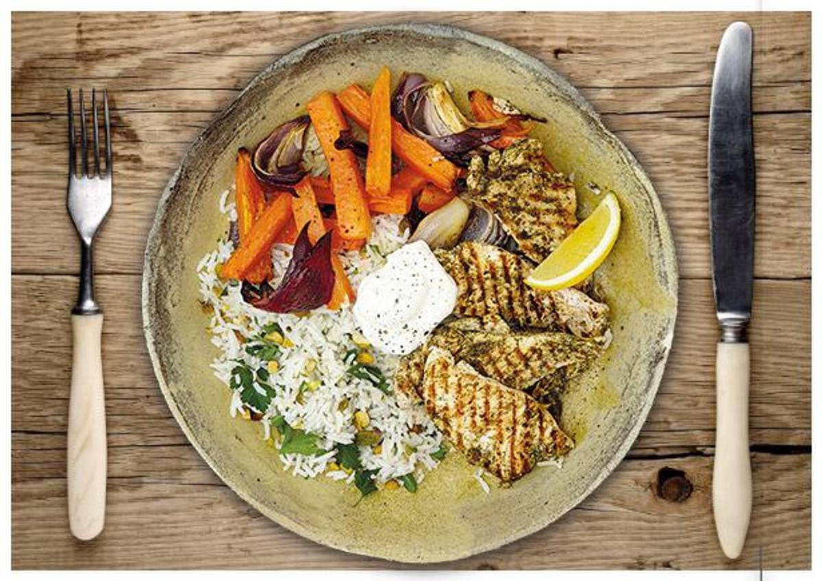 Za‘atar-gegrillte Hähnchenbrust